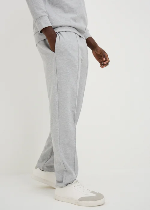 Grey Marl Co Ord Jogging Bottoms - XS Image 2