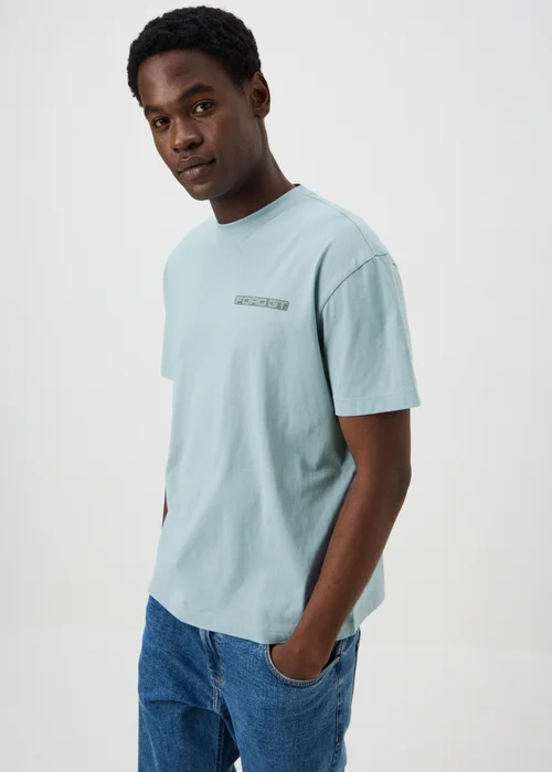 Blue Ford Back Graphic T-Shirt - S Image 1
