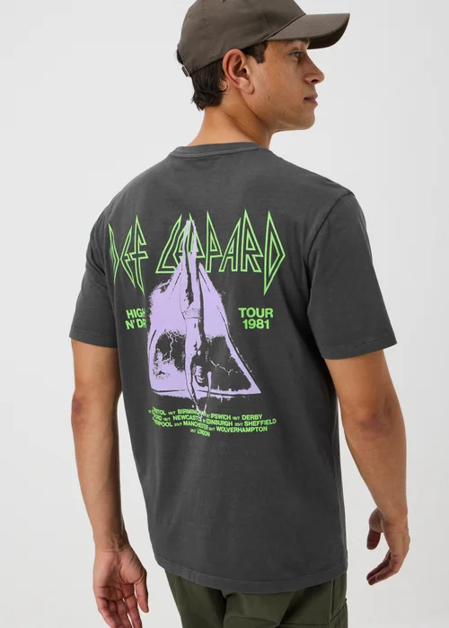 Grey Def Leppard Band T-Shirt - S Image 1