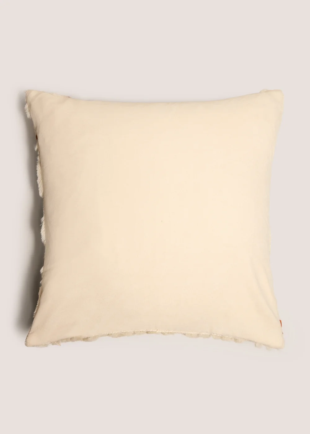 Cream Embroided Pumpkin Cushion Image 2