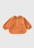Baby Orange Pumpkin Coverall Bib - One Size Image 1