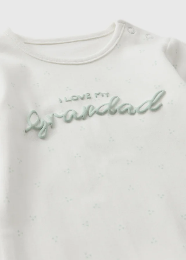 Baby Green I Love My Grandad Sleepsuit (0-18mths)