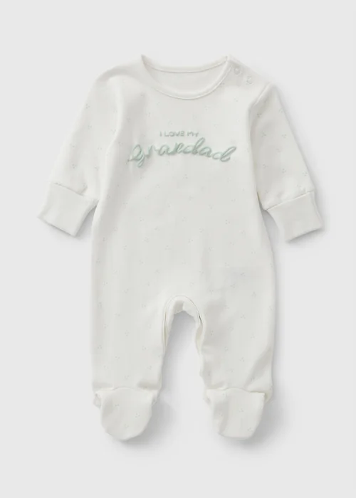 Baby Green I Love My Grandad Sleepsuit (0-18mths) - First Size Image 1