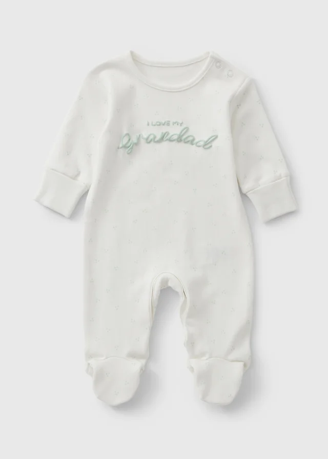 Baby Green I Love My Grandad Sleepsuit (0-18mths)