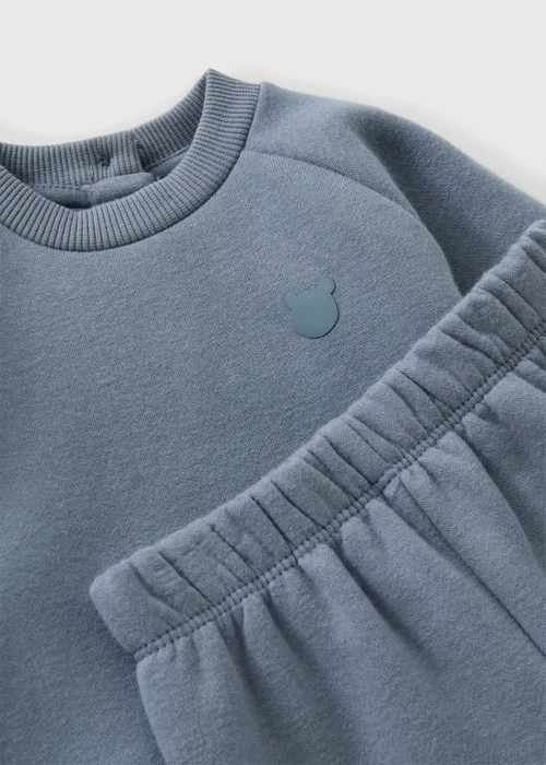 Baby Blue Sweatshirt & Jogging Bottoms Set (0-23mths) - 6-9 months Image 2