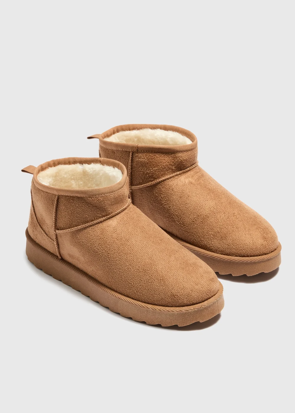 Tan Mini Snug Boots - 3 Image 1
