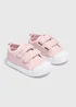 Girls Pink Pre-Walker Trainers (Younger 2-5) - 2 Infants Image 1