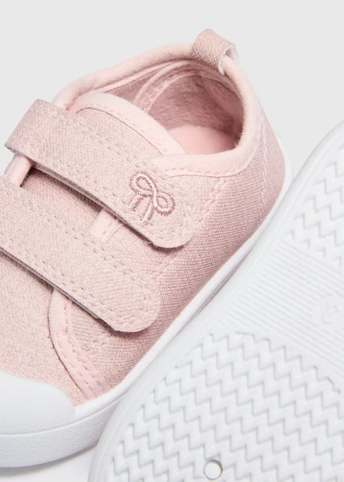 Girls Pink Pre-Walker Trainers (Younger 2-5) - 2 Infants Image 2
