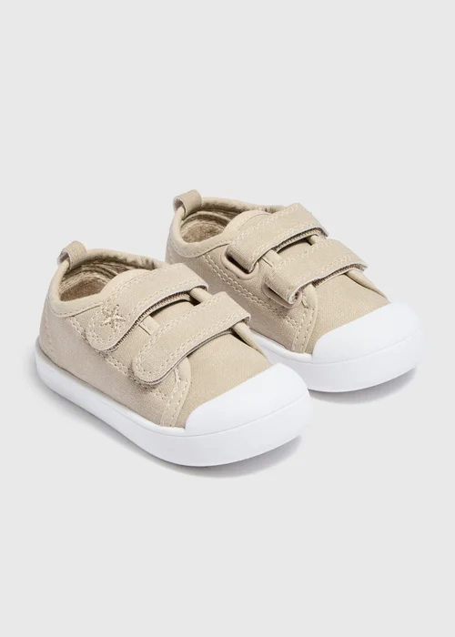 Baby Beige Pre-Walker Trainers (Younger 2-5) - 2 Infants Image 1