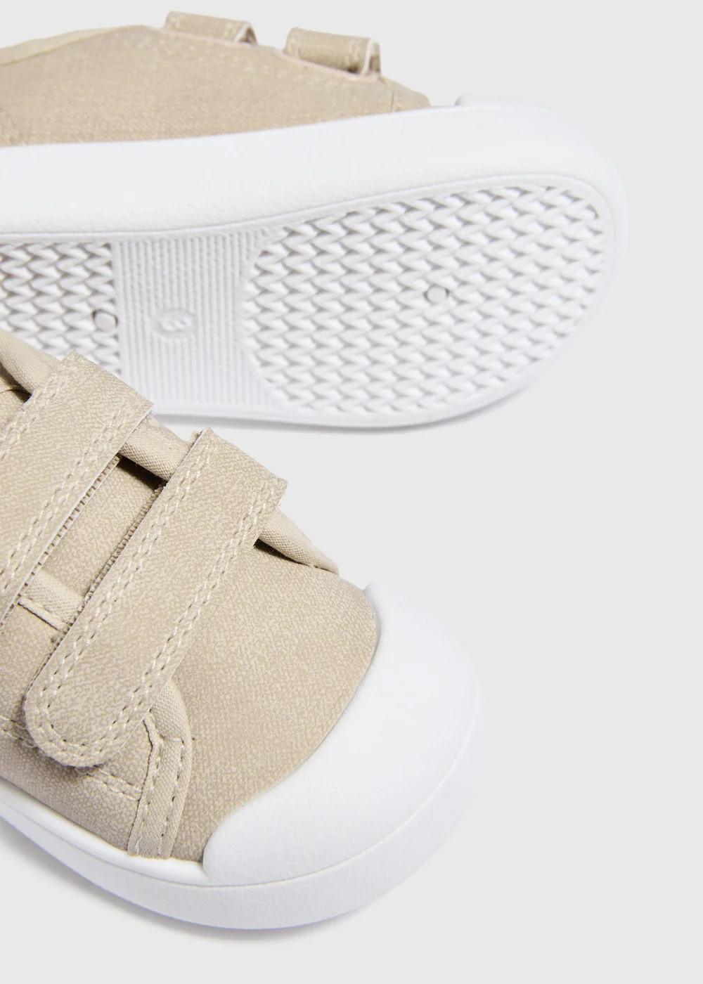 Baby Beige Pre-Walker Trainers (Younger 2-5) - 2 Infants Image 2