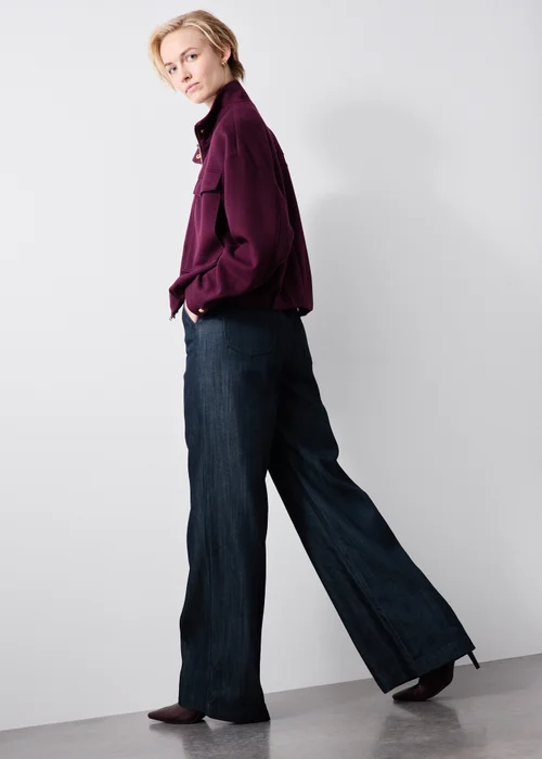 Dark Wash Indigo Mid Rise Comfort Jeans - 24/L29 Image 1