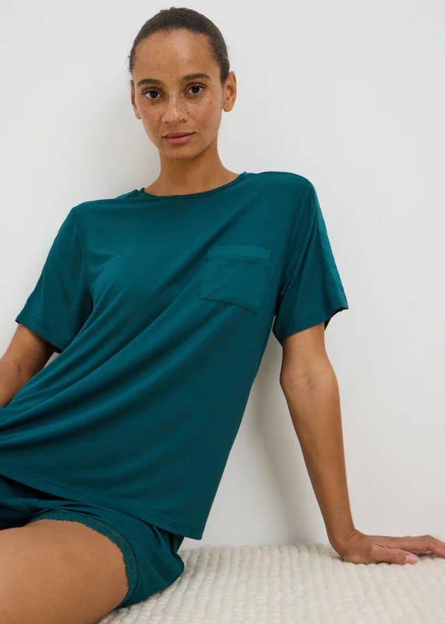 Teal Pyjama Top