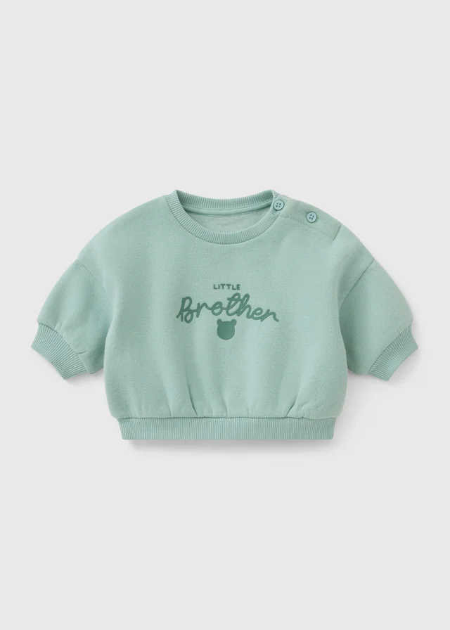 Baby Blue Little Brother Sweatshirt (0-23mths)