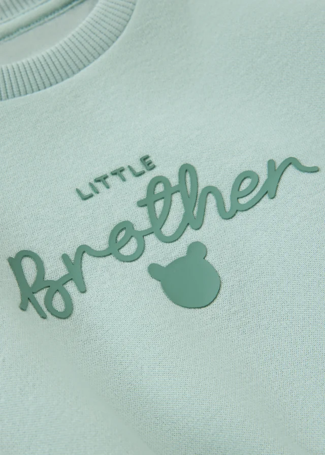 Baby Blue Little Brother Sweatshirt (0-23mths)