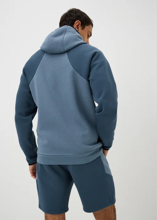 Souluxe Blue Panel Zip Up Co Ord Hoodie - XS Image 2