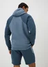 Souluxe Blue Panel Zip Up Co Ord Hoodie - XS Image 2