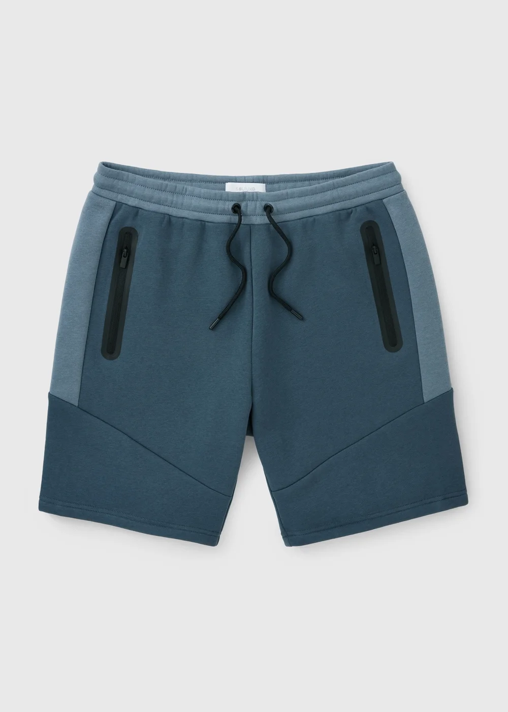 Souluxe Blue Panel Co Ord Jogger Shorts - XS Image 4