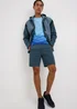 Souluxe Blue Panel Co Ord Jogger Shorts - XS Image 1