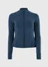 Souluxe Navy Funnel Neck Zip Through Sports Jacket - 6 Image 3
