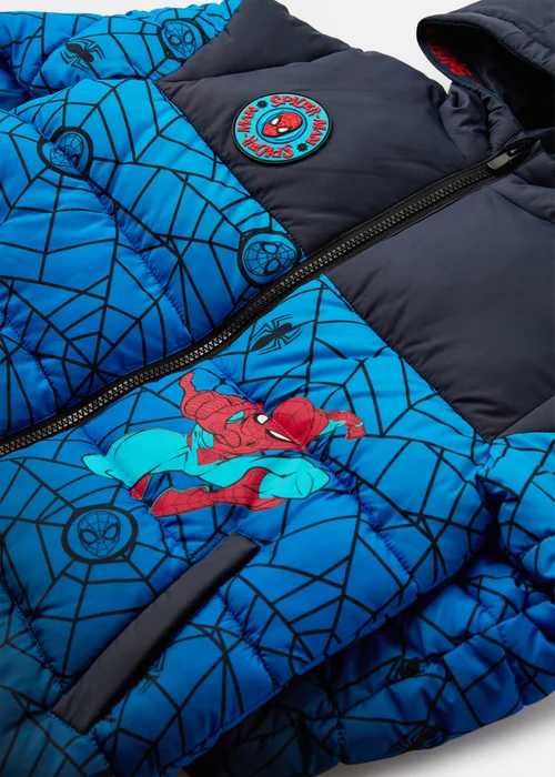 Marvel Spiderman Navy Coat (2-10yrs) - 2-3 Yrs Image 2