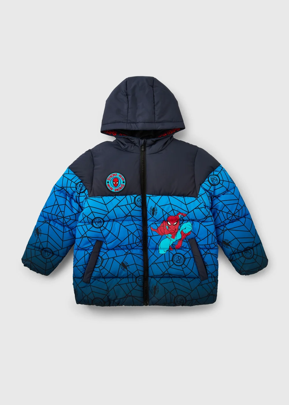 Marvel Spiderman Navy Coat (2-10yrs) - 2-3 Yrs Image 1