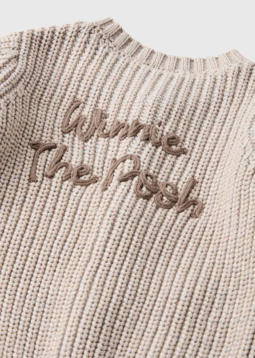 Disney Winnie The Pooh Baby Beige Cardigan (0-18mths) - Up to 1 Month Image 2