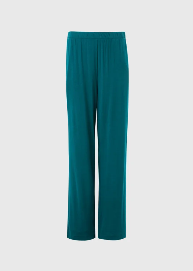 Teal Wide Leg Pyjama Bottoms