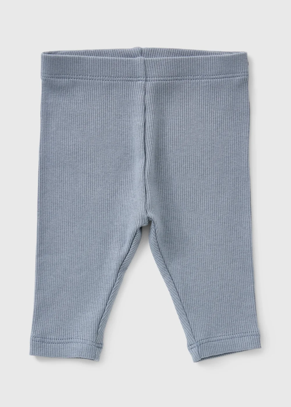 Baby Blue Ribbed Leggings (Newborn - 23mths) - Up to 1 Month Image 1