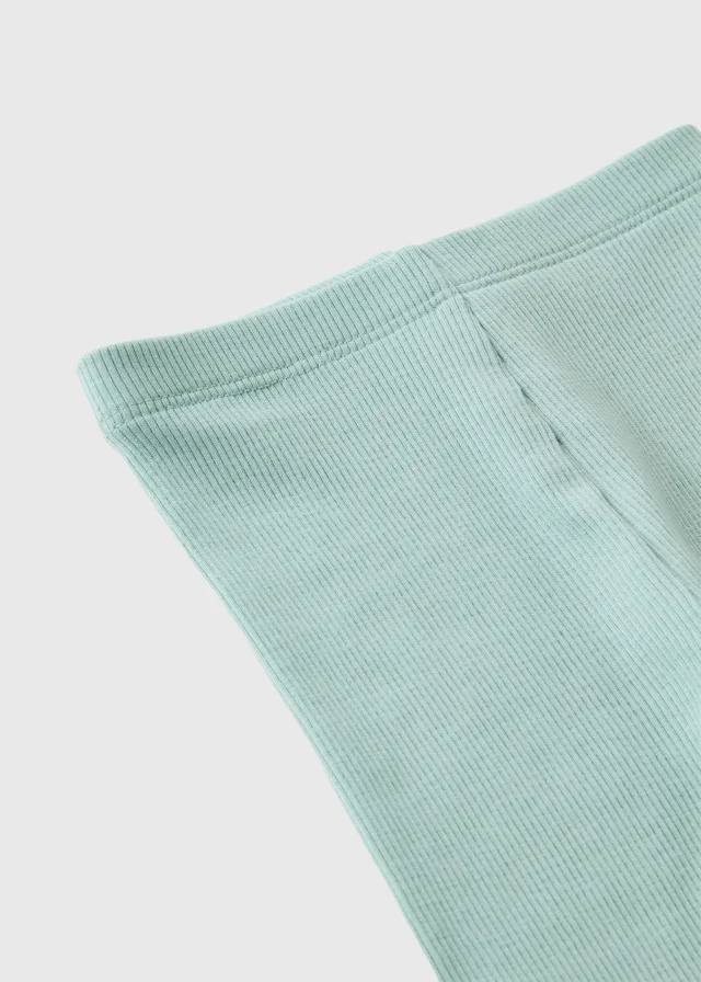 Baby Light Blue Ribbed Legging (Newborn-23mths)