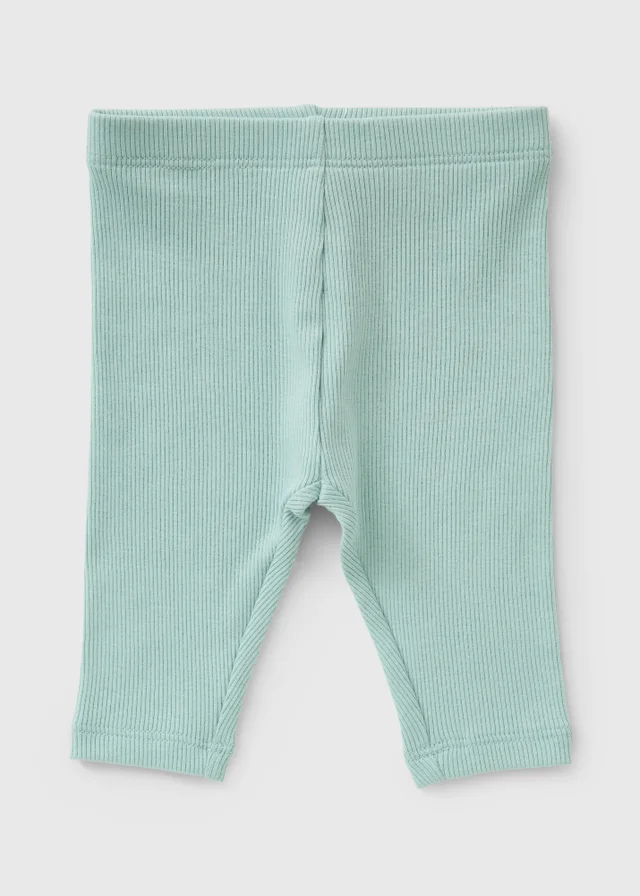 Baby Light Blue Ribbed Legging (Newborn-23mths)