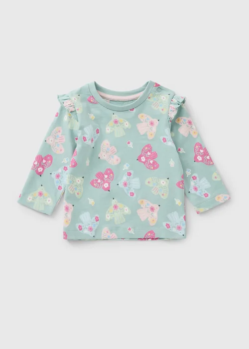 Baby Blue Bird T-Shirt (0-23mths) - Up to 1 Month Image 1