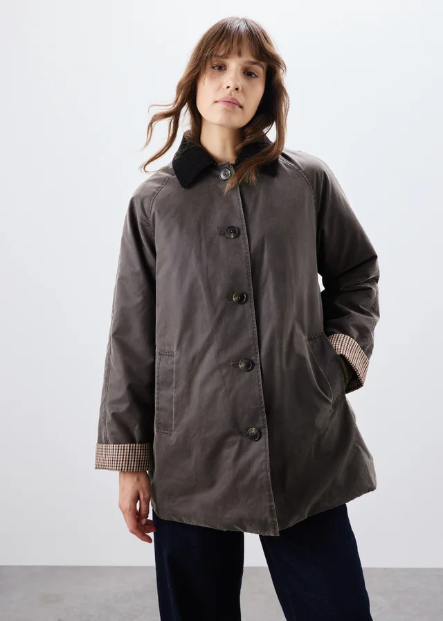 Brown Wax Barn Jacket