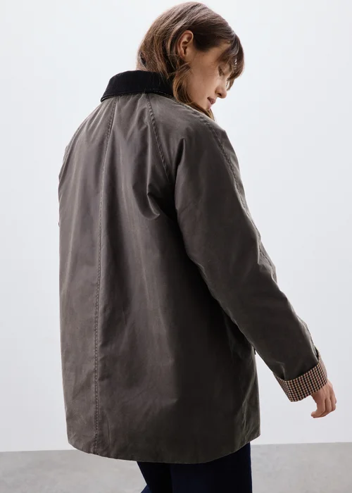 Brown Wax Barn Jacket - S Image 3