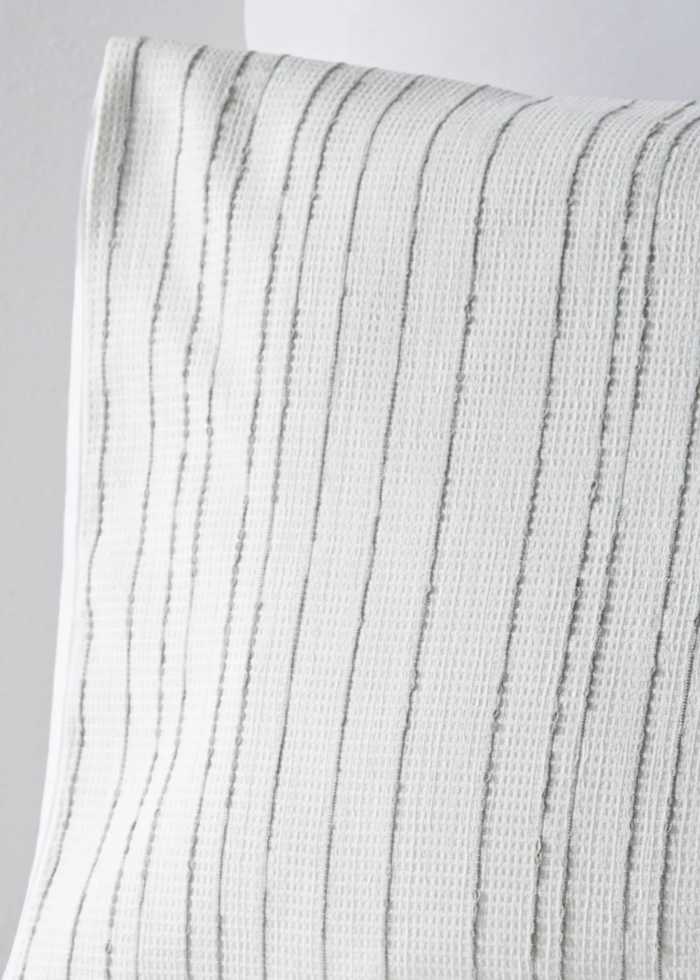 Grey Stitch Stripe Duvet Set - Double Image 2