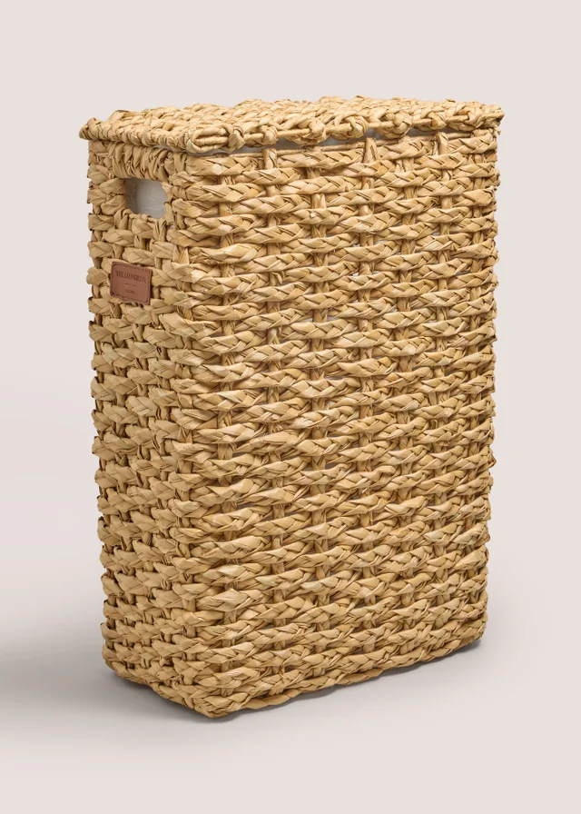 Natural Weave Narrow Laundry Basket