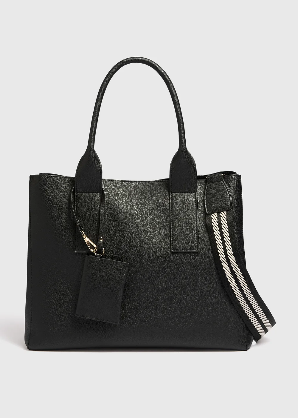 Black XL Triple Compartment Bag - One Size Image 1