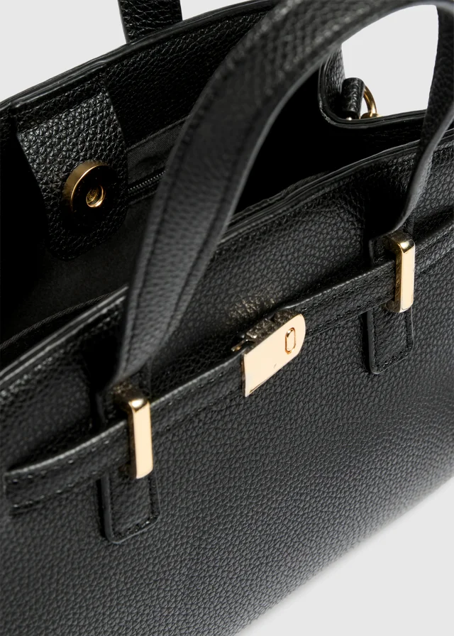 Black Mini Tote Bag