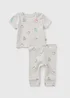 Baby Grey Fruit Juice Top & Leggings Set (0-23mths) - Up to 1 Month Image 1