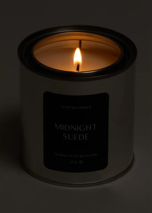 Midnight Suede Tin Candle Image 2