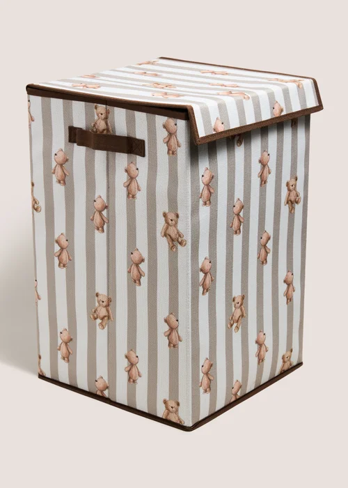 Brown Teddy Bear Collapsible Box Image 1