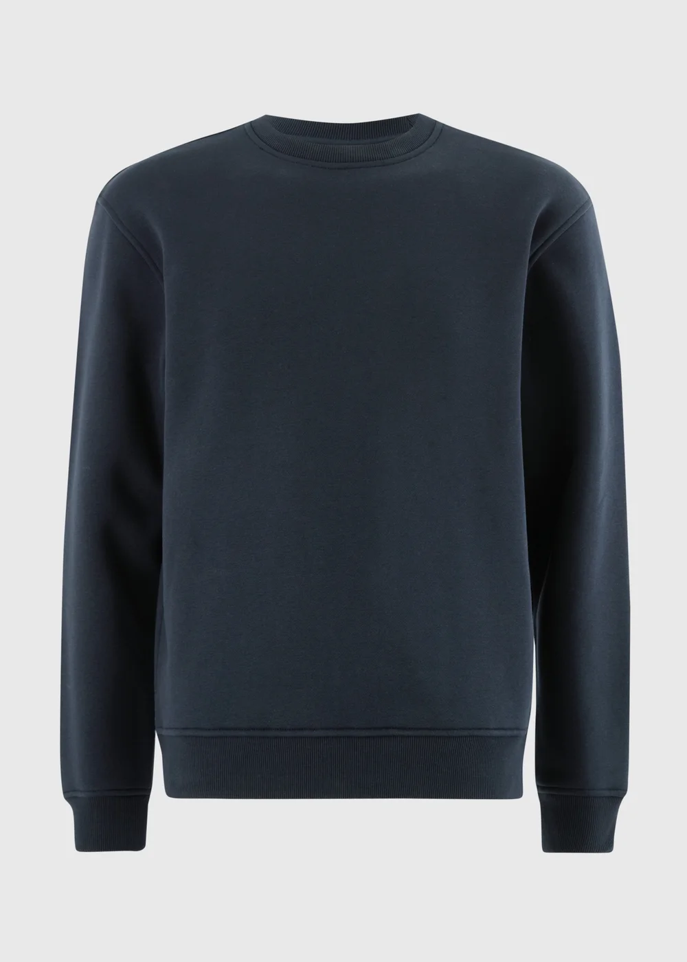 Navy Relaxed Crew Neck Sweatshirt - S Image 4