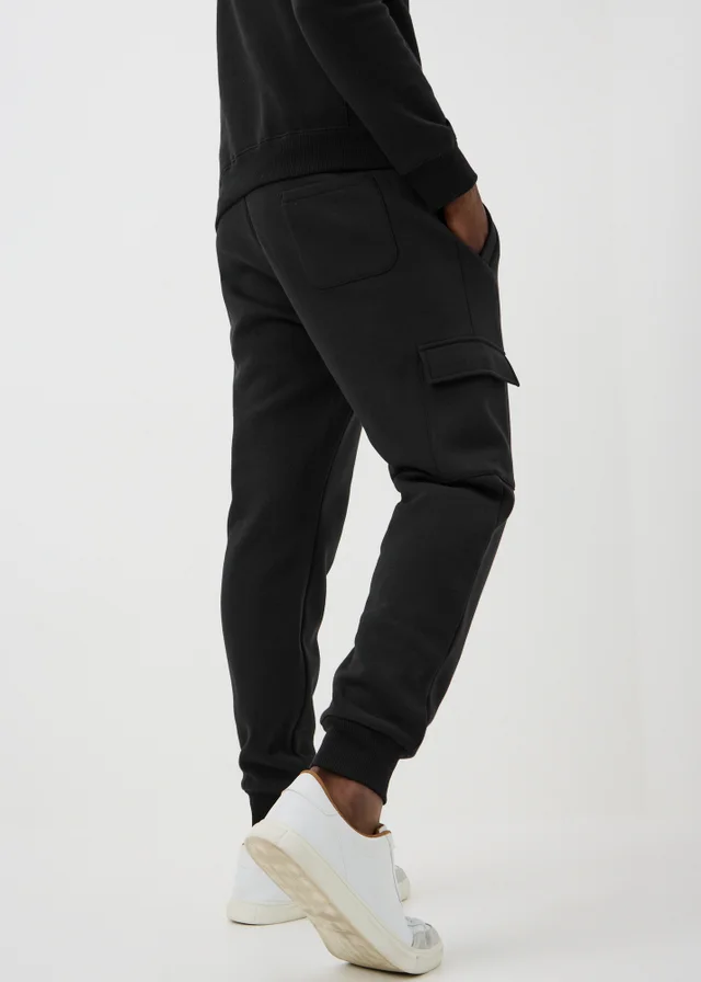 Black Slim Fit Jogging Bottoms