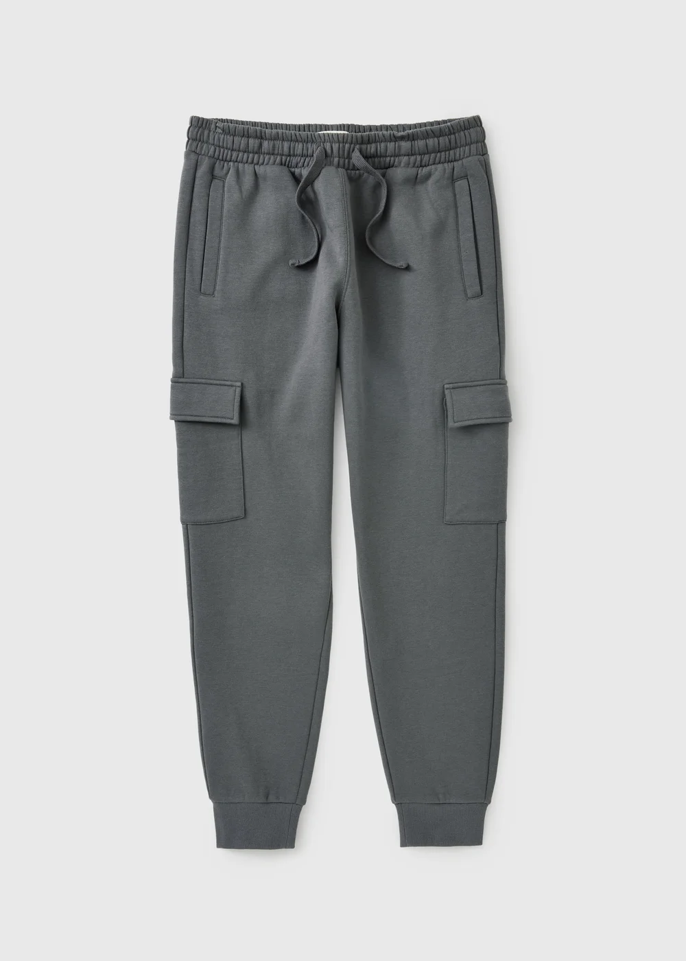 Grey Slim Fit Cargo Jogging Bottoms - XS Image 4