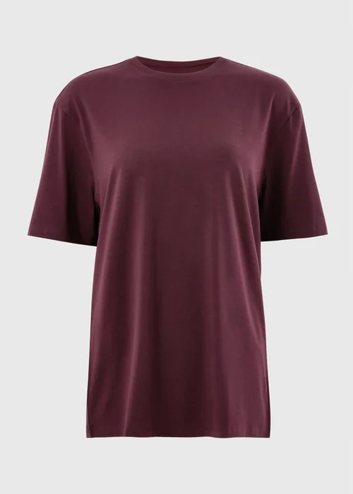 Fig Relaxed Longline T-Shirt - S Image 3