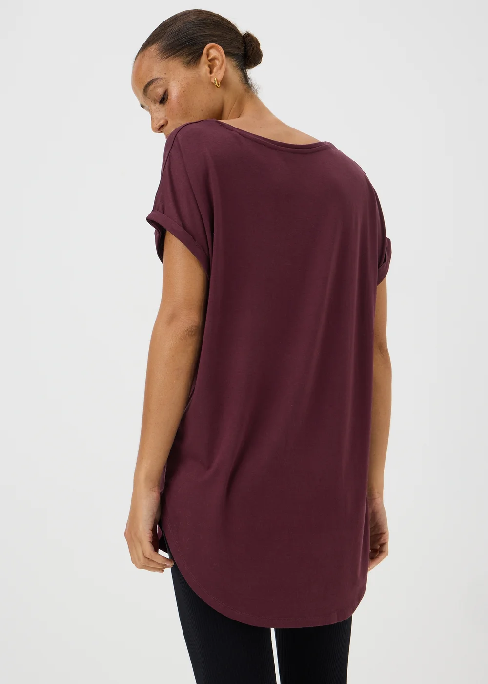 Fig Relaxed Longline T-Shirt - S Image 1