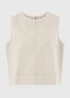 Ecru Denim Co Ord Vest Top - 8 Image 1