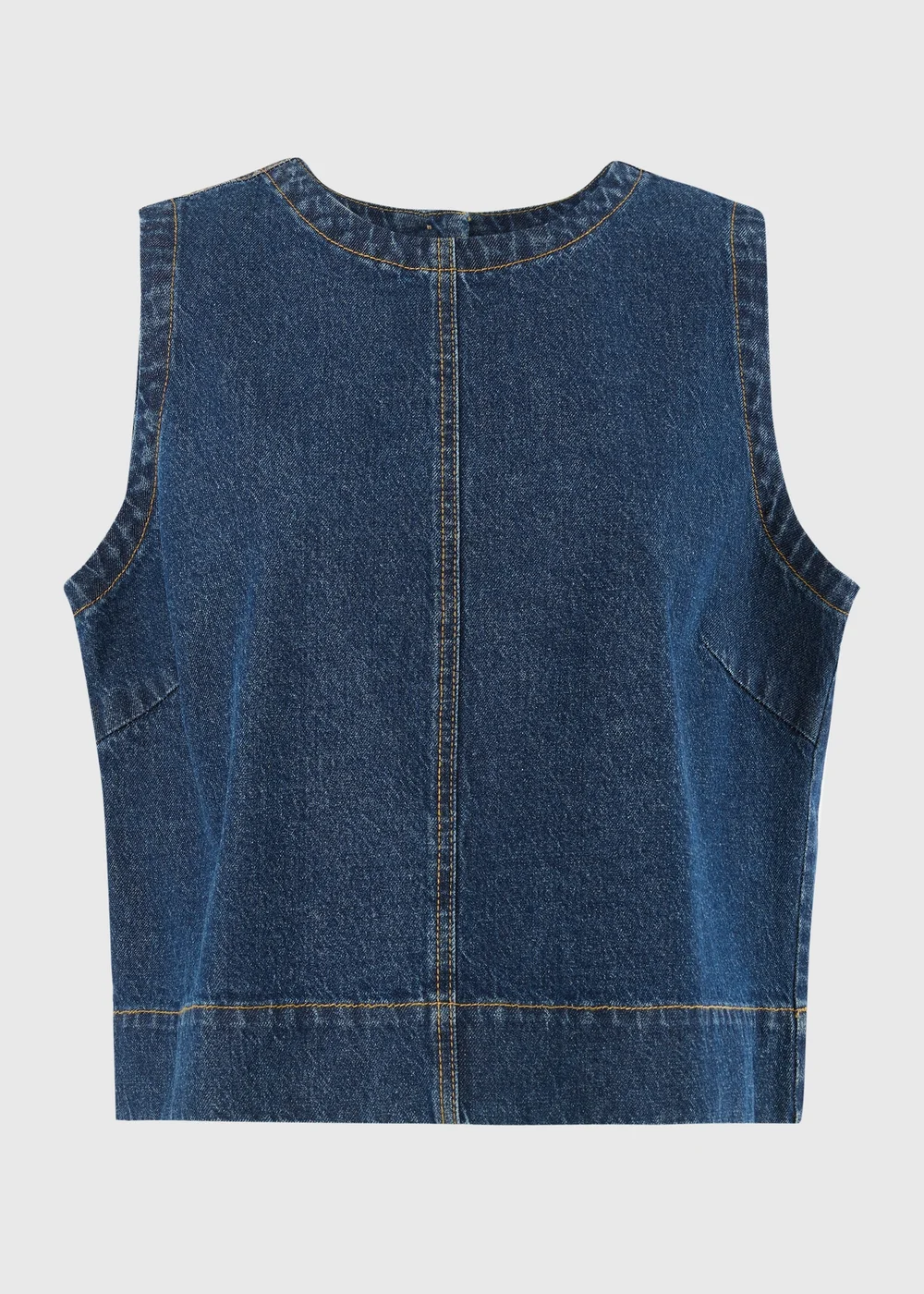 Dark Wash Denim Co Ord Vest Top - 20 Image 5
