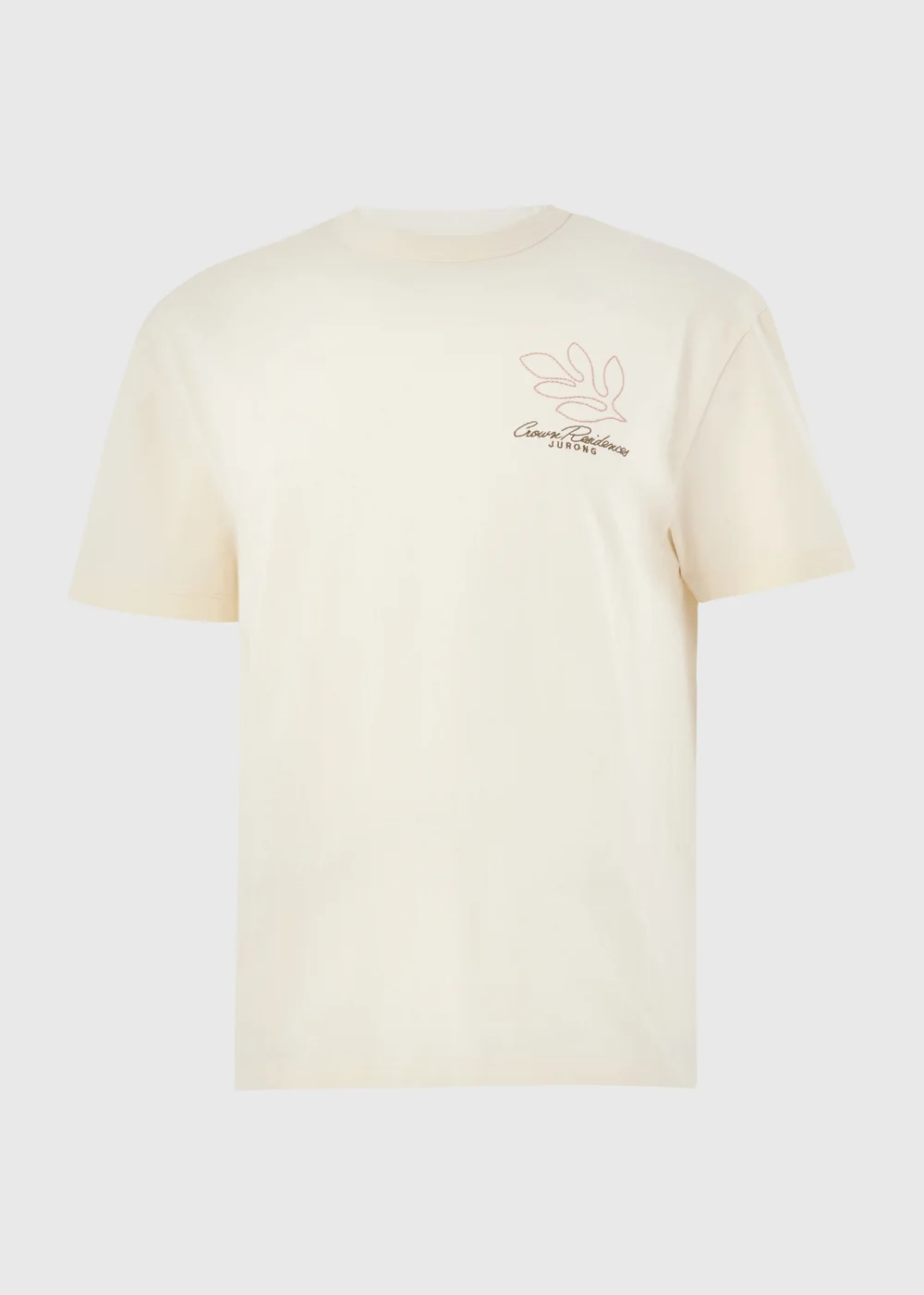 Cream Abstract Printed T-Shirt - XS Image 4