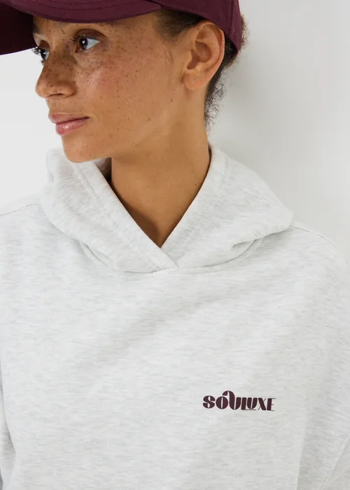 Souluxe Grey Graphic Sweatshirt - XS Image 3