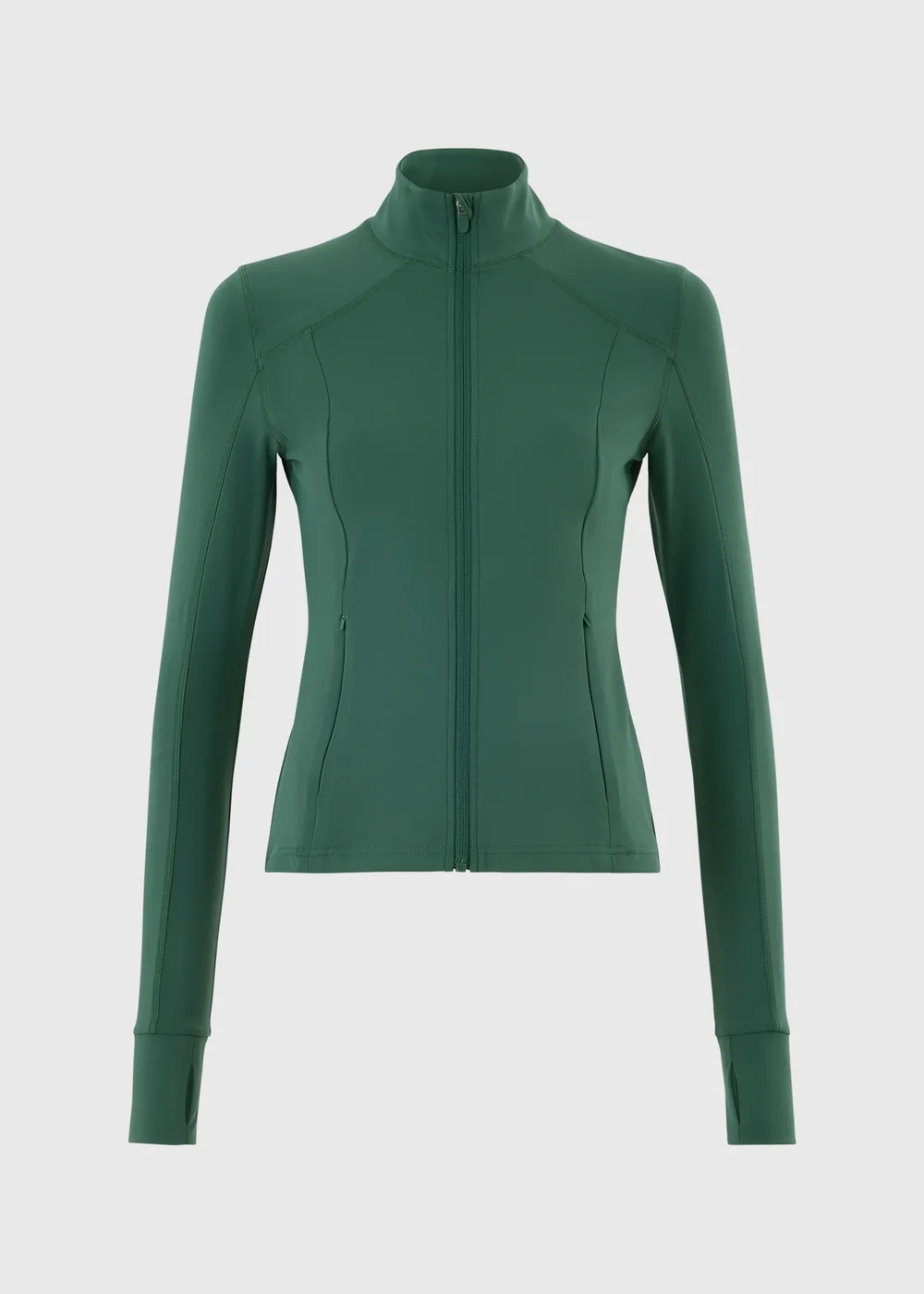 Souluxe Forest Green Zip Up Sports Jacket - 6 Image 5